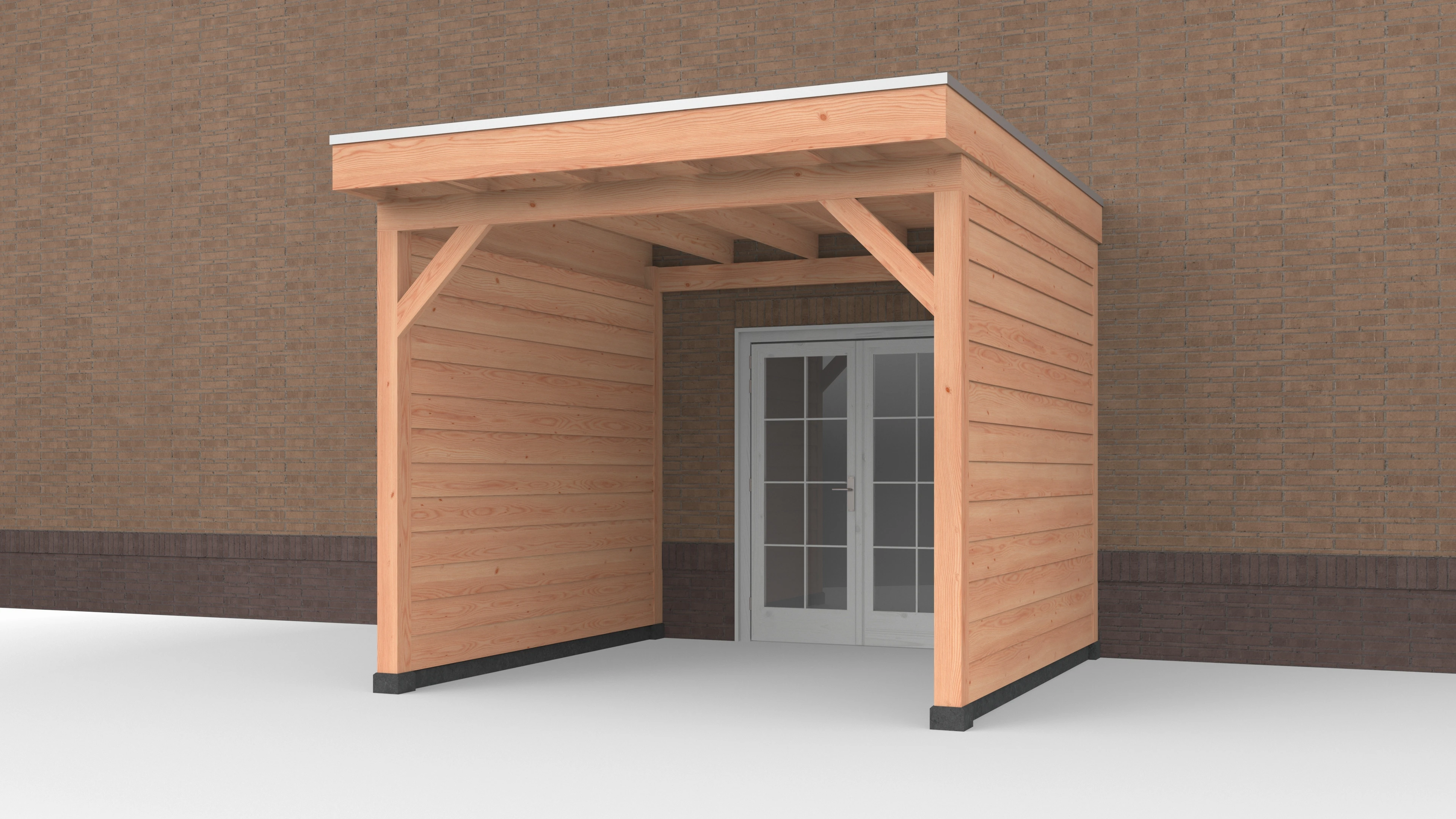 Douglas Buitenverblijf aan huis, 300 x 300, met twee zijwanden, Westwood - Afbeelding 1